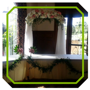 reception flowers 